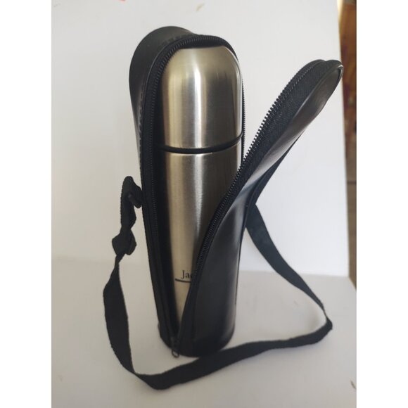 Stainless Steel Vacuum Thermos Jacob Suchard Canada with leather case 400ML - Picture 9 of 13